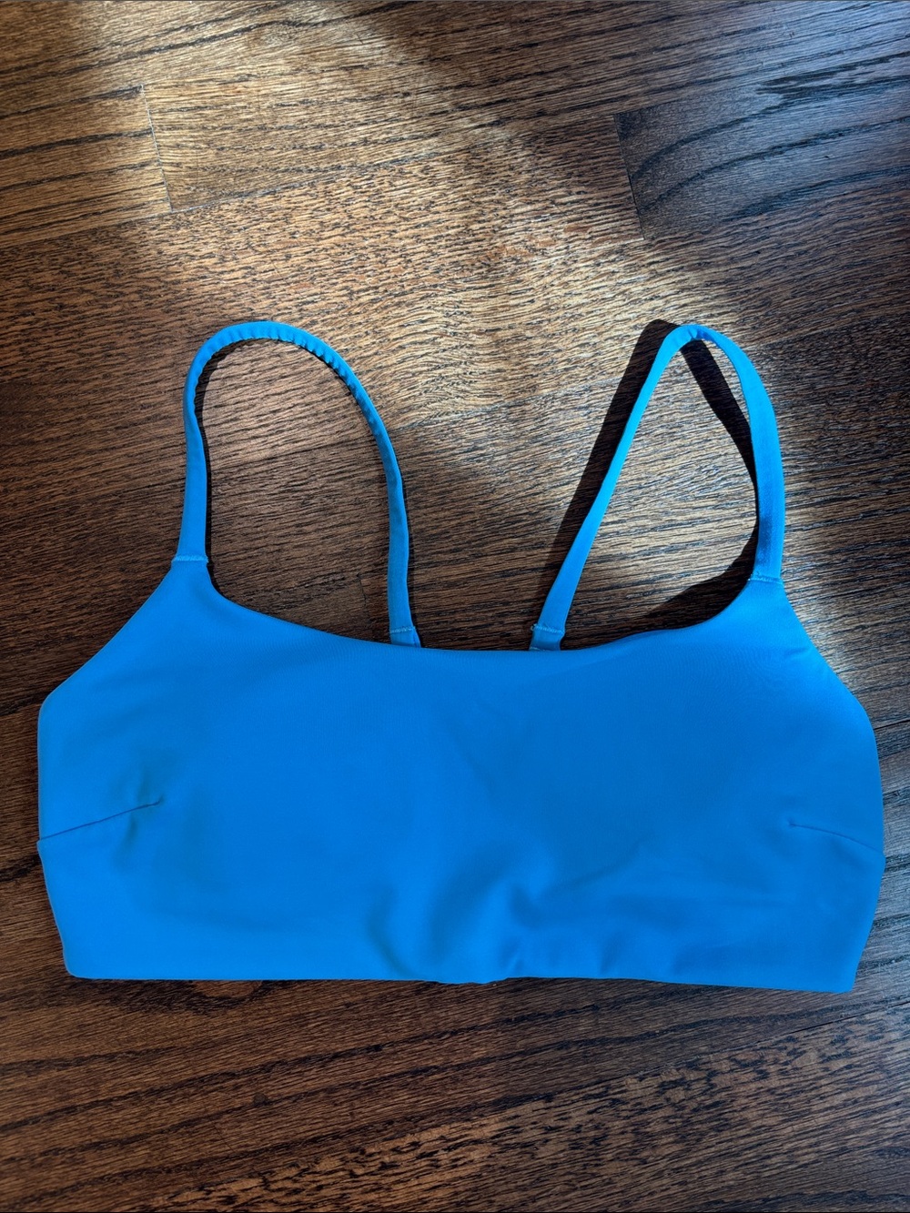 Lululemon Wunder Train Strappy
Racer Bra *Light Support C/D Cup in Ocean Wave